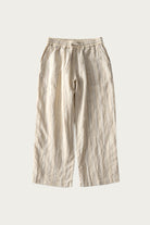 CONFECT - Linen Natural Stripe Easy-Fit Pants - Stripe - Canoe Club