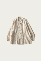 CONFECT - Linen Natural Stripe Jacket - Stripe - Canoe Club