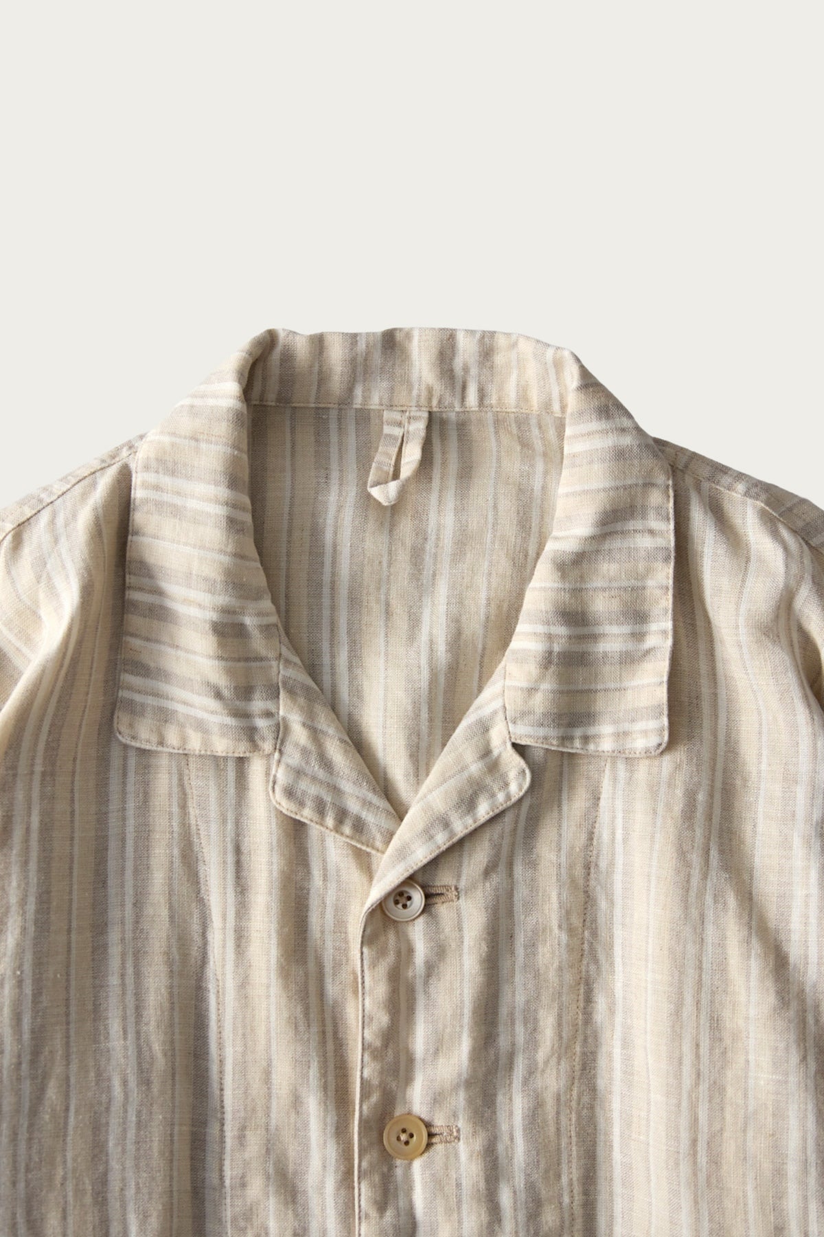 CONFECT - Linen Natural Stripe Jacket - Stripe - Canoe Club
