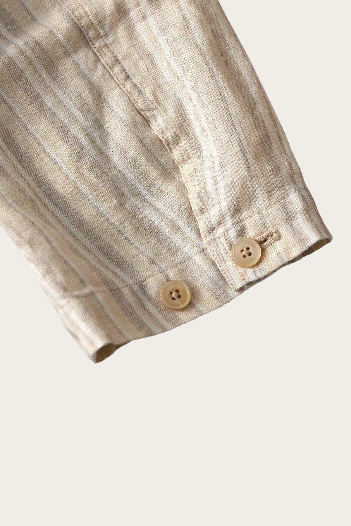 CONFECT - Linen Natural Stripe Jacket - Stripe - Canoe Club