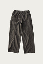 CONFECT - Cotton Linen Pigment-Coated Gear Pants - Ink Black - Canoe Club