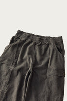 CONFECT - Cotton Linen Pigment-Coated Gear Pants - Ink Black - Canoe Club