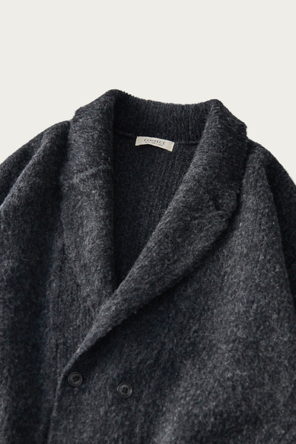 CONFECT - Wool/Cashmere Jacket - Ink Black - Canoe Club