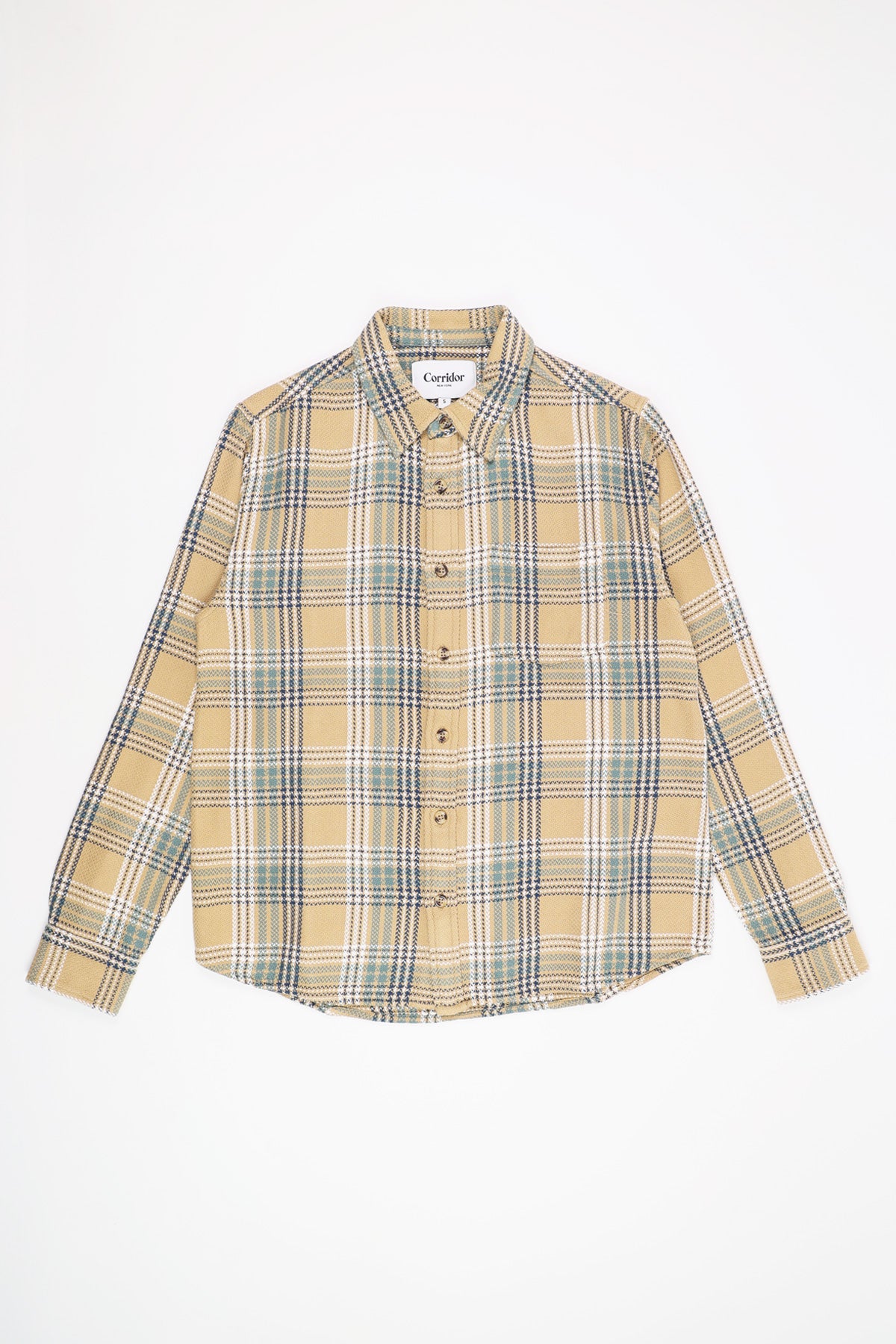 Corridor - Acid Plaid Stag Longsleeve - Tan - Canoe Club