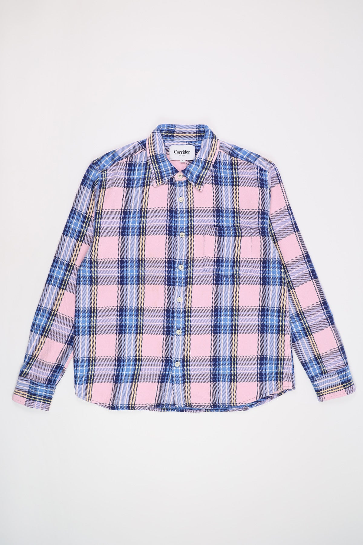Corridor - Blanket Plaid Longsleeve - Pink - Canoe Club