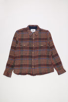 Corridor - Corded Plaid Shirt Jacket - Brown - Canoe Club