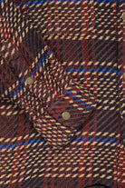 Corridor - Corded Plaid Shirt Jacket - Brown - Canoe Club