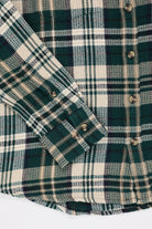 Corridor - Glen Falls Waffle Madras Longsleeve - Green - Canoe Club