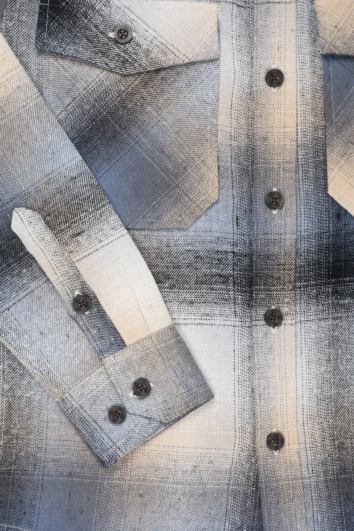 Corridor - Ombre Plaid Kingston Jacket - Brown - Canoe Club