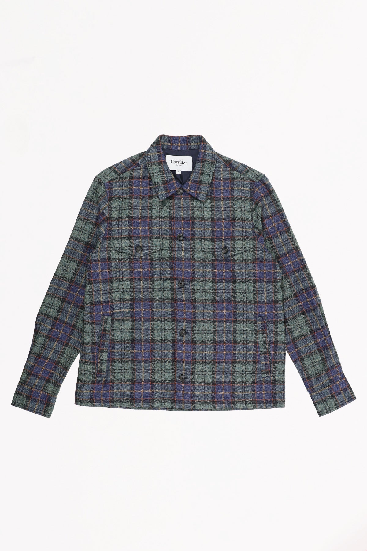 Corridor - Plaid Military Jacket - Blackwatch - Canoe Club