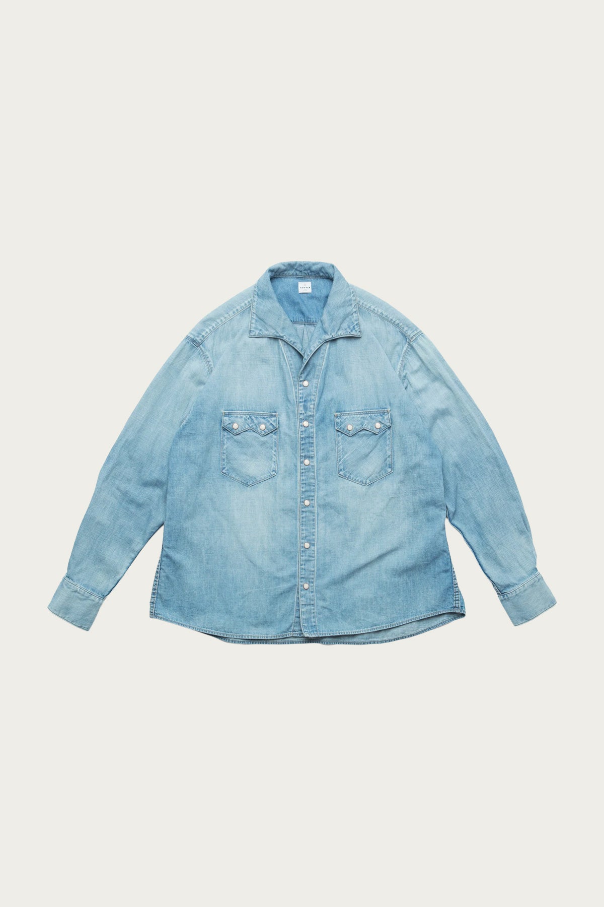 Cottle - C.T.L. Comfort Denim Shirt - Light Indigo - Canoe Club