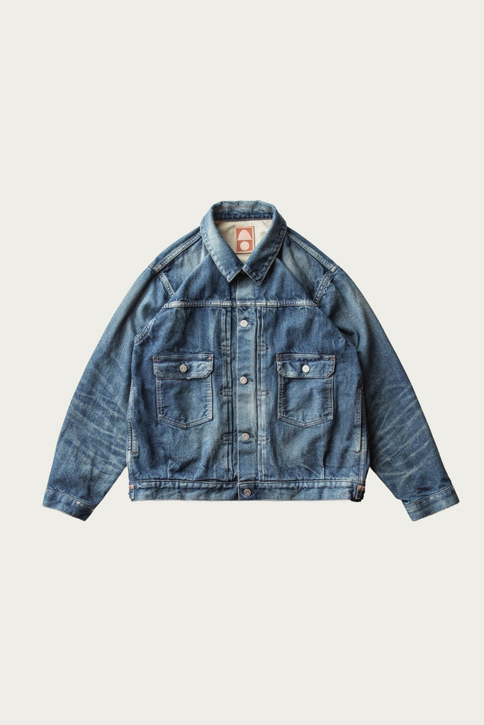 Cottle - C.T.L. Neo Type 2nd Denim Jacket - Bengara (Indian Red) - Dark Indigo - Canoe Club