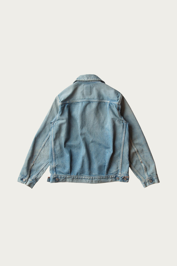 Cottle - C.T.L. Neo Type 2nd Denim Jacket - Bengara (Indian Red) - Light Indigo - Canoe Club