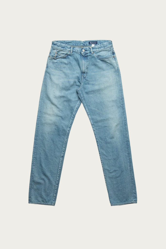 Cottle - C.T.L. Straight Denim Pants - Bengara (Indian Red) - Light Indigo - Canoe Club