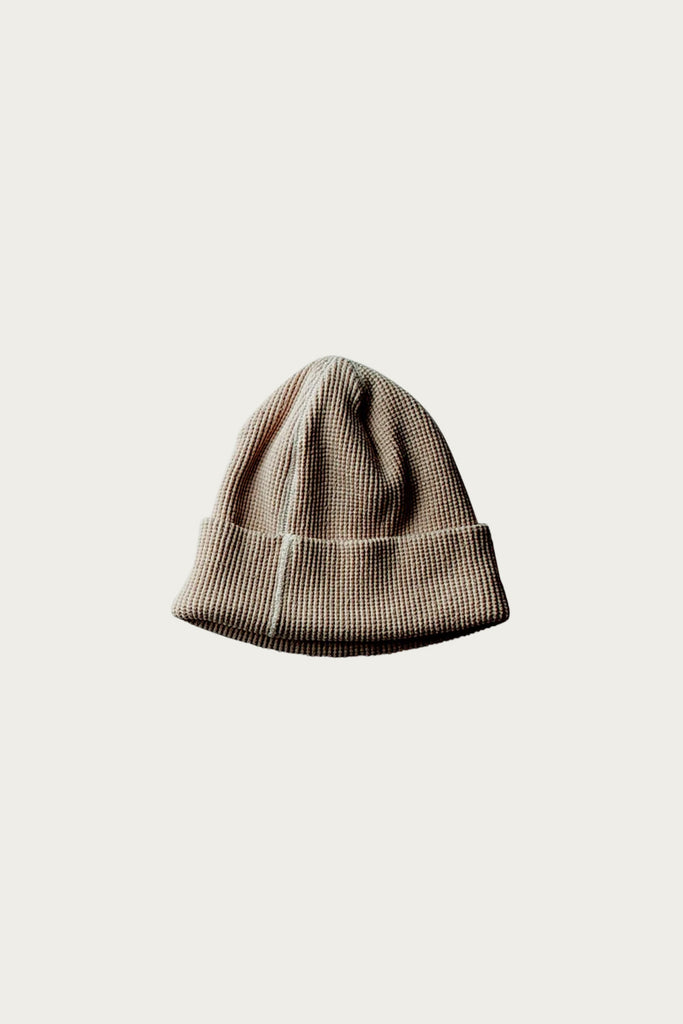 Cottle - Silk Noel Organic Waffle Farm Beanie Long - Coffee - Canoe Club