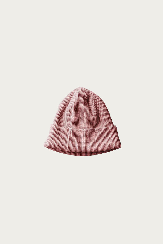 Cottle - Silk Noel Organic Waffle Farm Beanie Long - Akane - Canoe Club