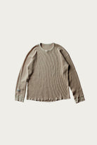 Cottle - Silk Noel Organic Waffle Long Sleeve - Coffee - Canoe Club