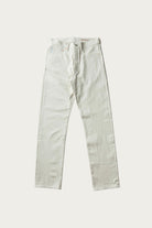 Cottle - C.T.L. Straight Denim Pants Asagi - Washed Ecru - Canoe Club