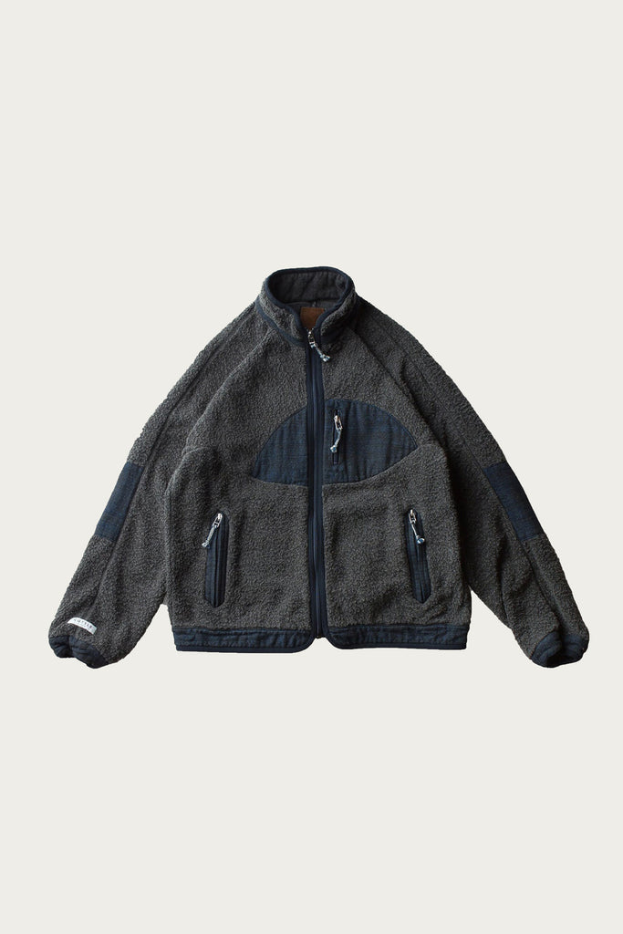 Cottle - Sunset Pile Jacket - Yak Sumi Indigo Laos - Canoe Club