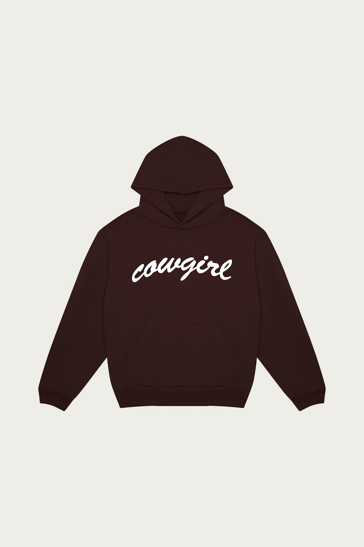 Cowgirl - Big Script Hoodie - Chocolate Brown - Canoe Club