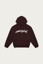 Cowgirl - Big Script Hoodie - Chocolate Brown - Canoe Club