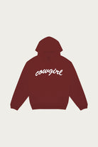 Cowgirl - Big Script Hoodie - Cherry Red - Canoe Club