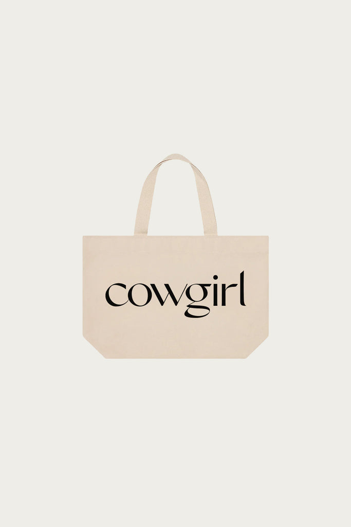 Cowgirl - Cowgirl Logo Tote - Natural - Canoe Club