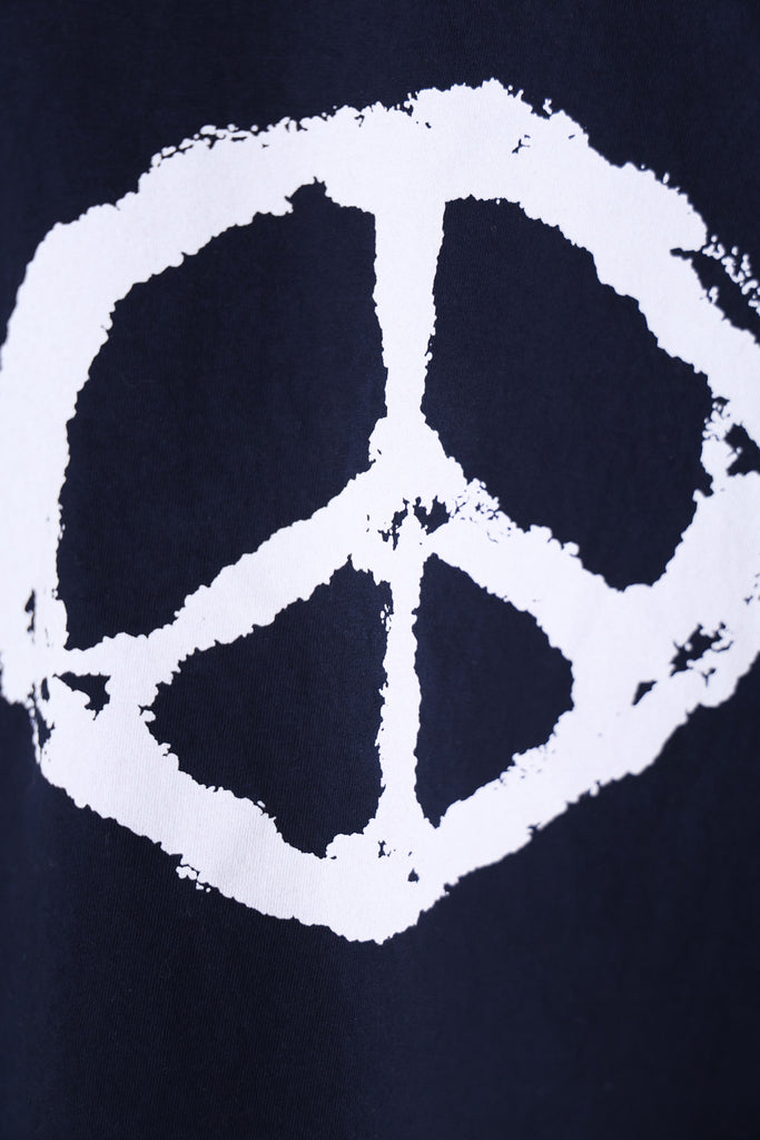 Cowgirl - Peace T-Shirt - Navy - Canoe Club