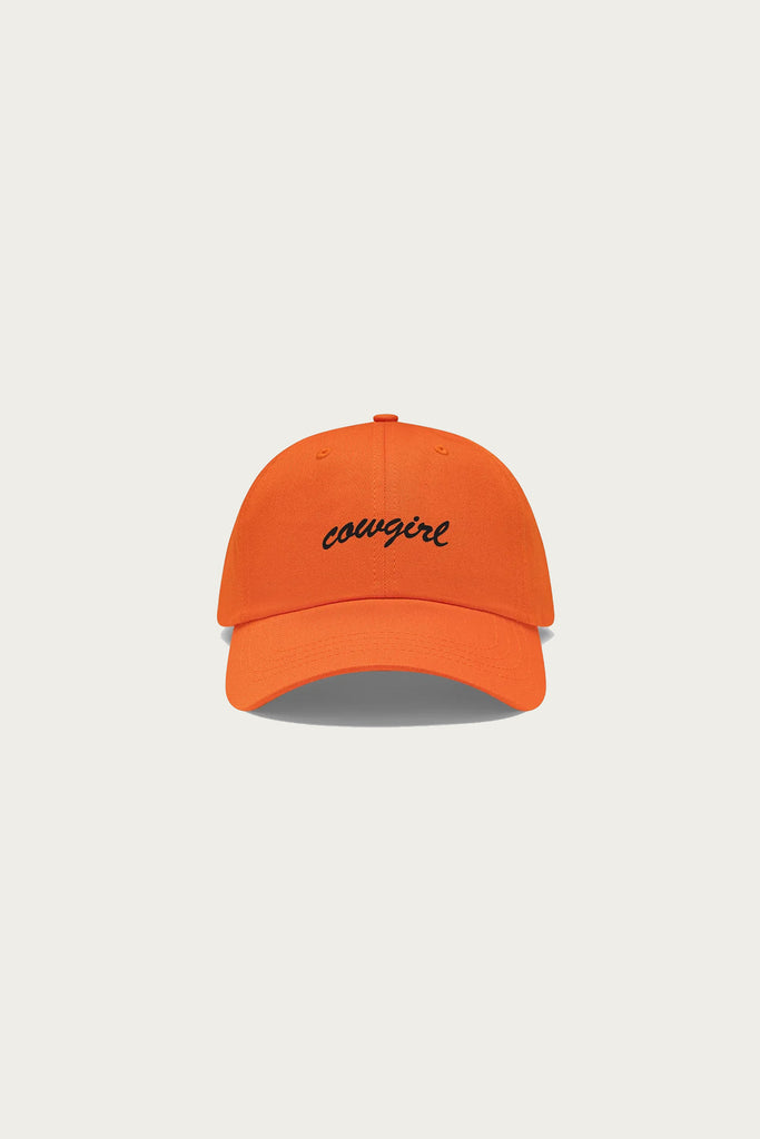 Cowgirl - Cowgirl Script Cap - Orange - Canoe Club