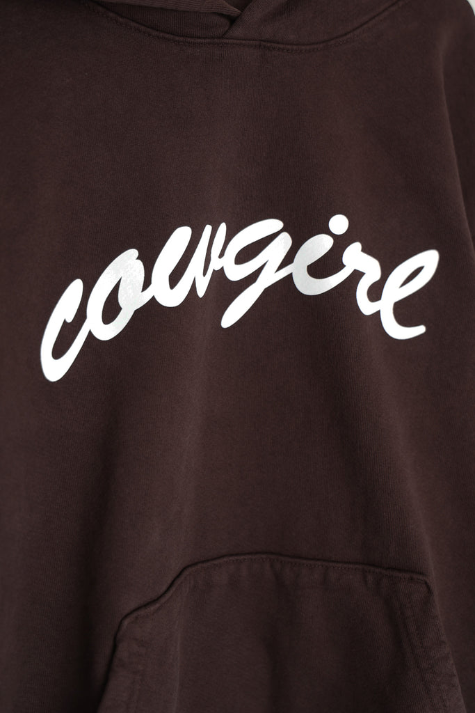 Cowgirl - Script Hoodie - Brown - Canoe Club