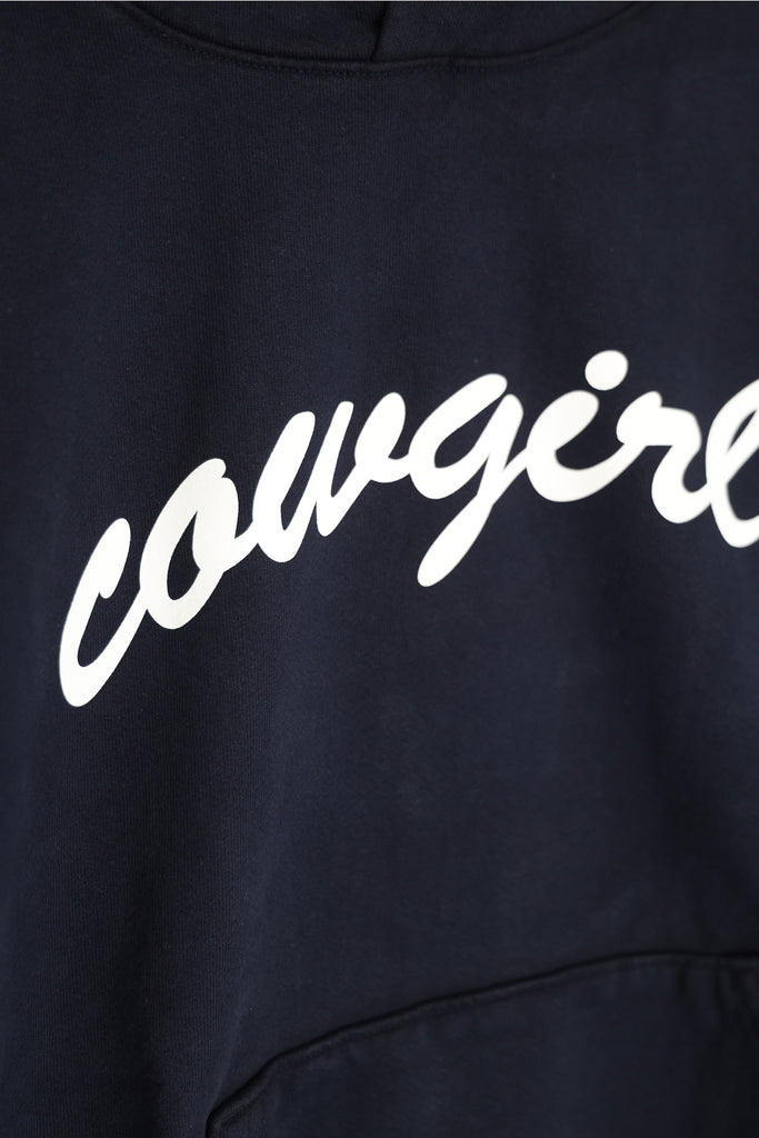 Cowgirl - Script Hoodie - Navy - Canoe Club