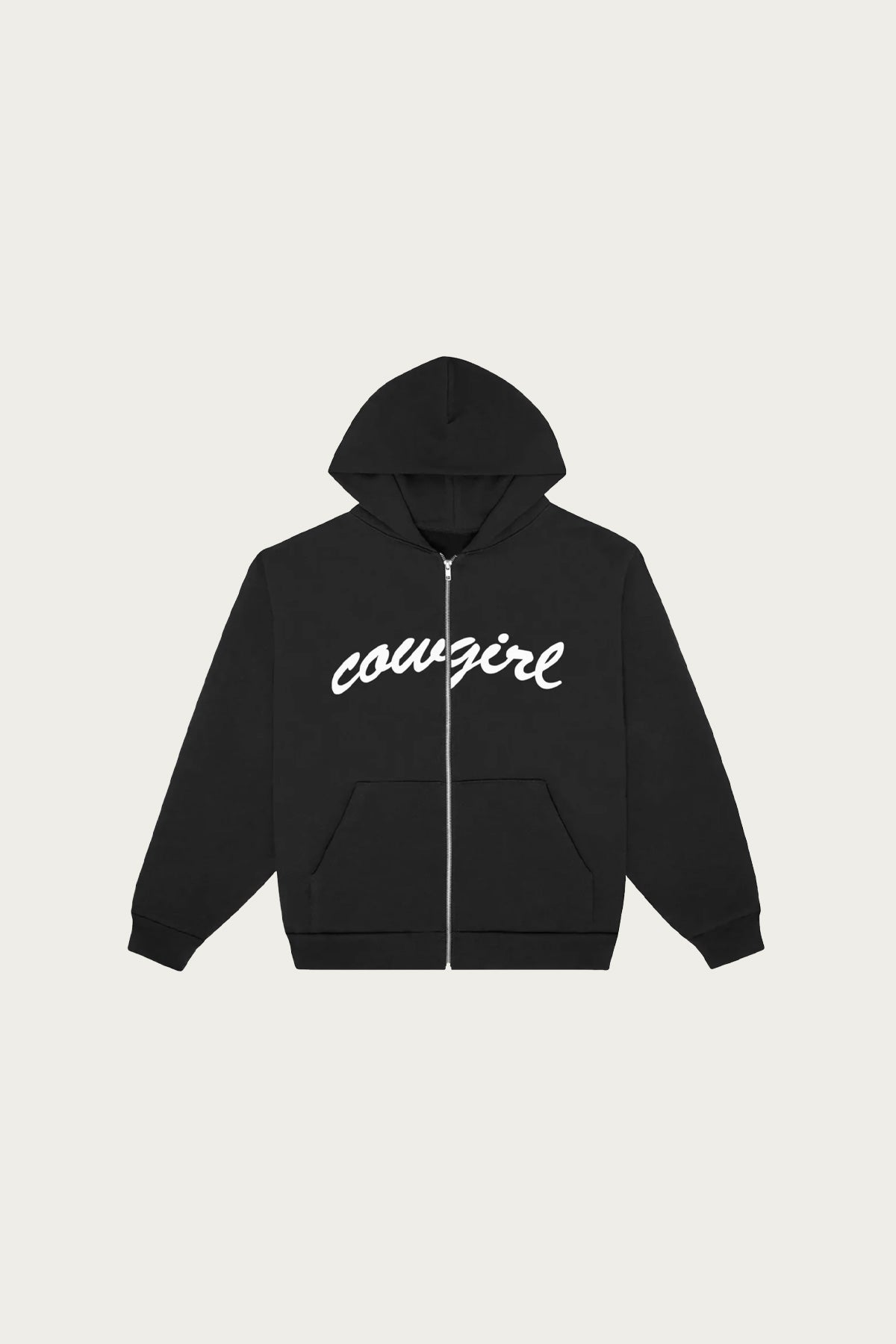 Cowgirl - Script Zip Hoodie - Black - Canoe Club