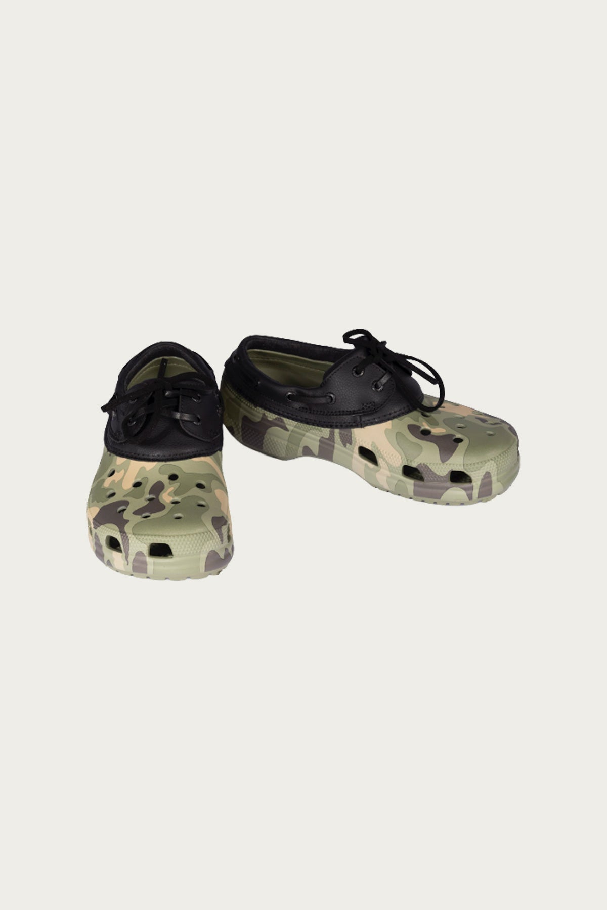 Crocs - Classic Duck Camo Boat Shoe - Black/Cargo - Canoe Club