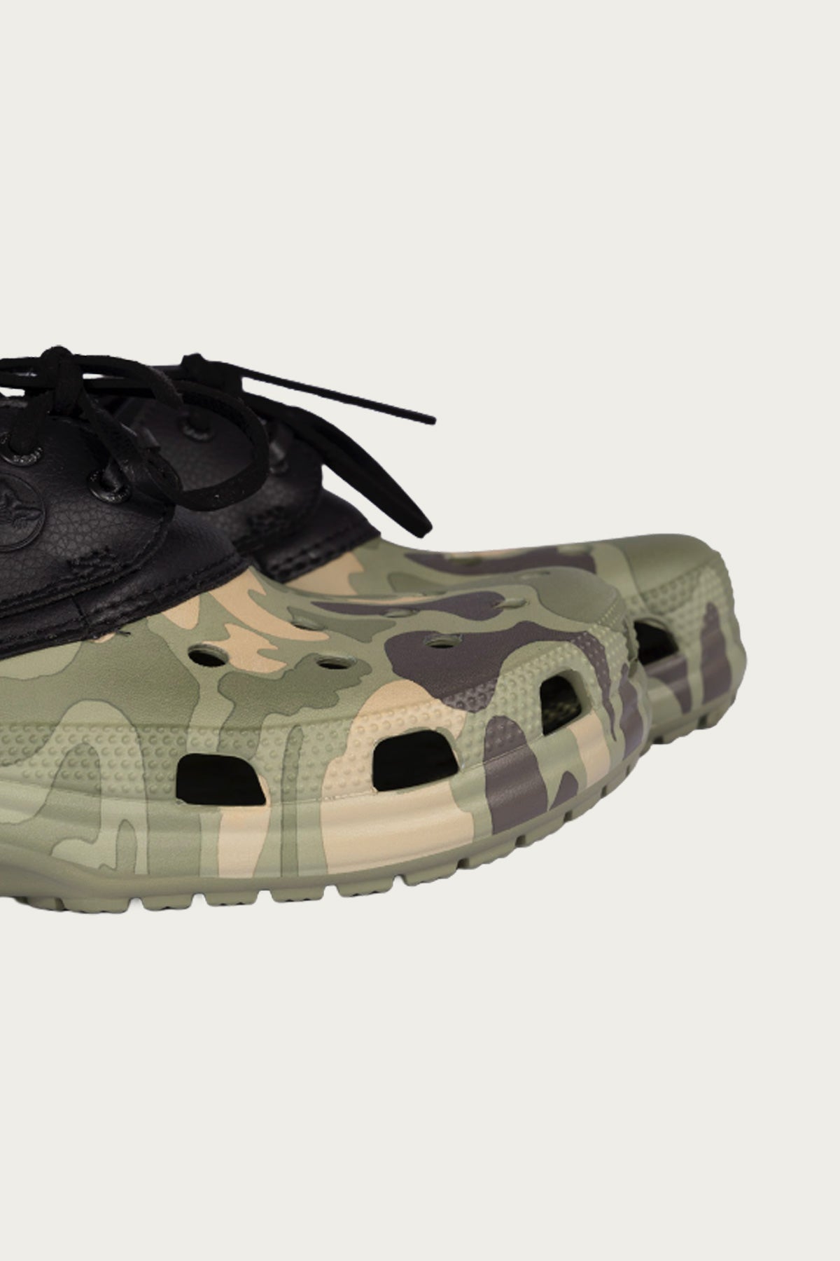 Crocs - Classic Duck Camo Boat Shoe - Black/Cargo - Canoe Club