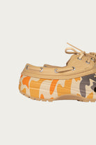 Crocs - Classic Duck Camo Boat Shoe - Tan/Shocking Orange - Canoe Club