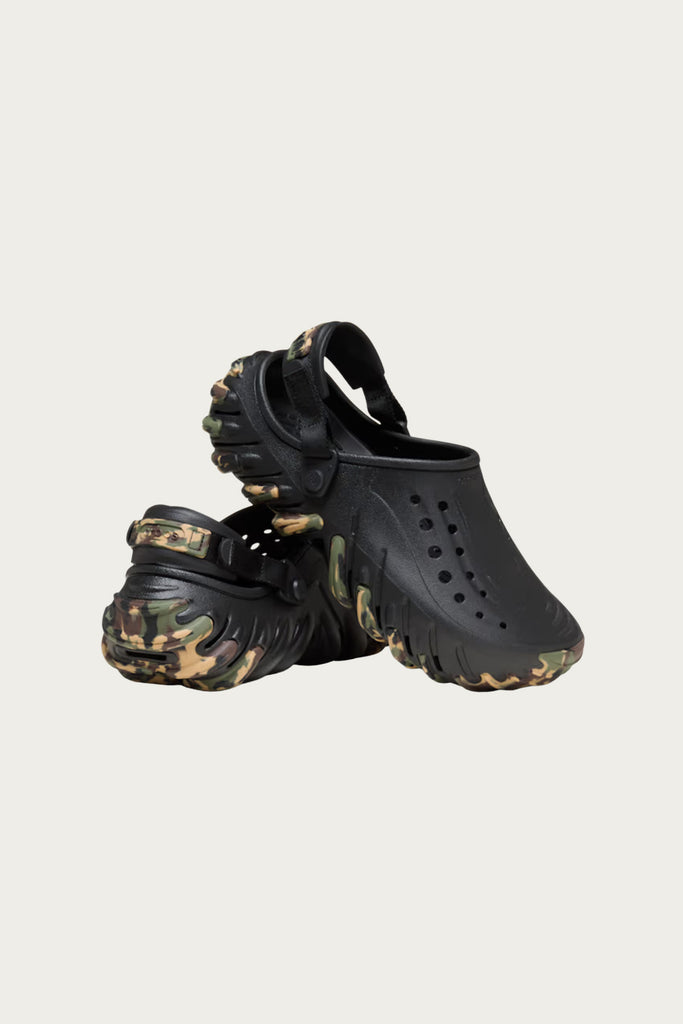 Crocs - Echo Camo RO Clog - Black/Multi - Canoe Club