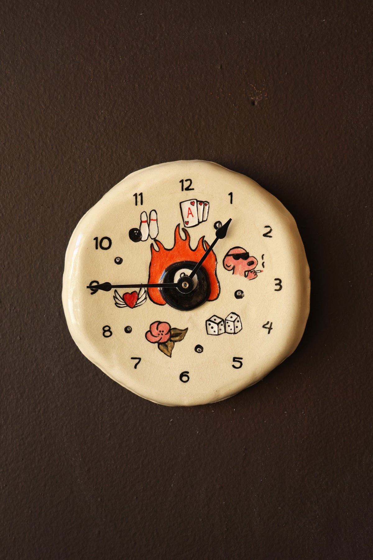 Danny D's Mud Shop - 8 Ball Clock - Canoe Club
