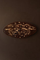 Danny D's Mud Shop - Western Motif Clock - Brown - Canoe Club