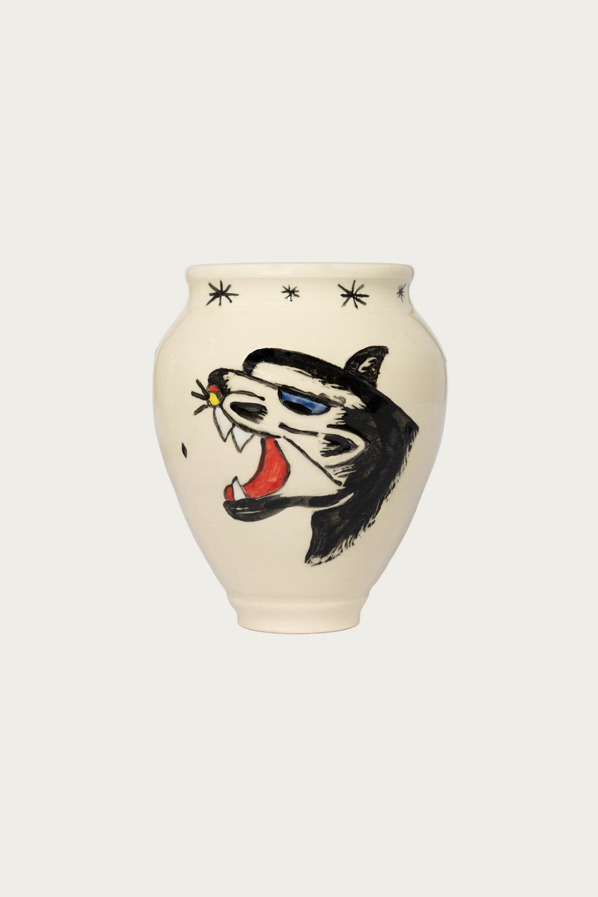 Danny D's Mud Shop - Panther Vase - Canoe Club