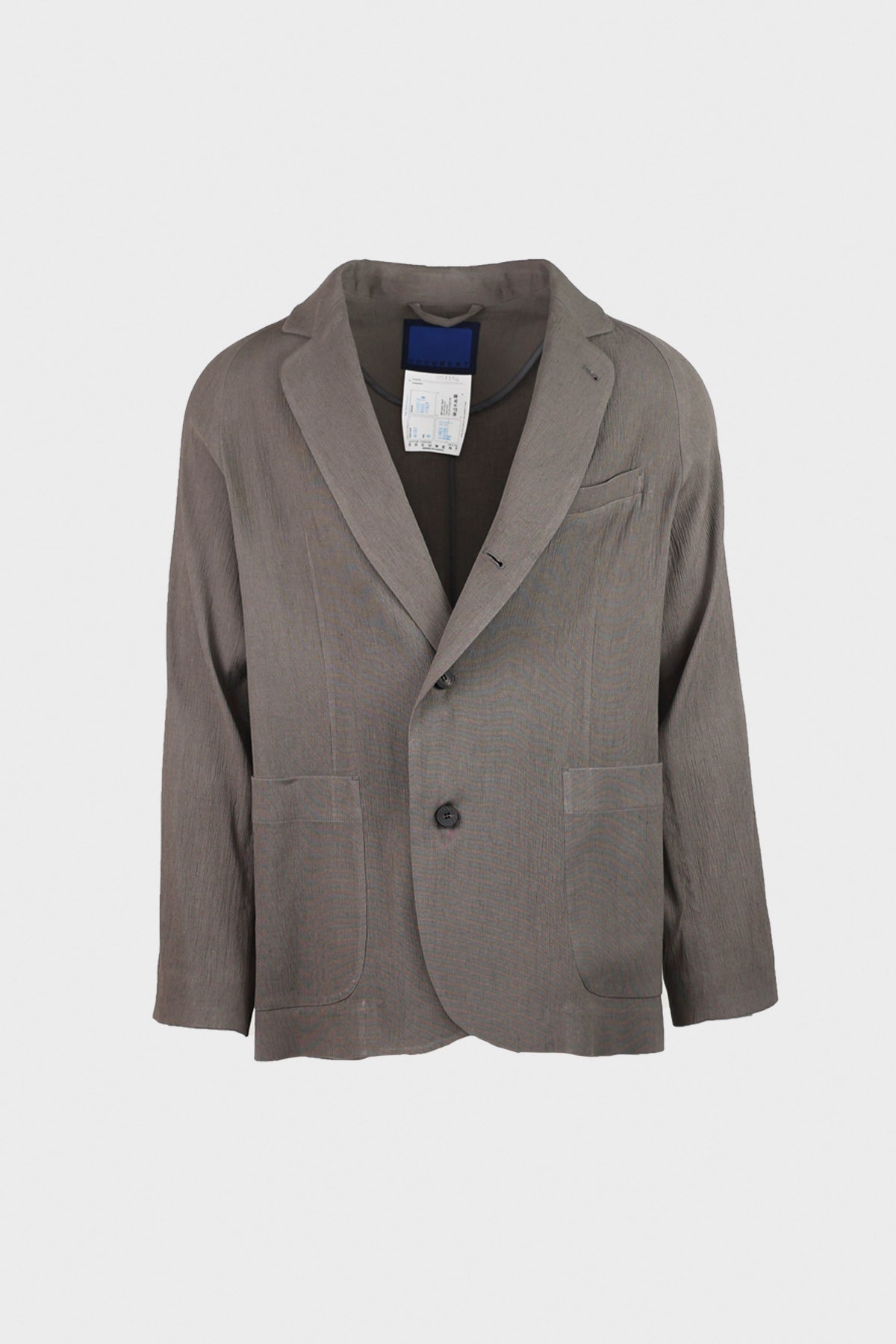 Document - Architect Raglan Jacket - Dark Grey - Canoe Club