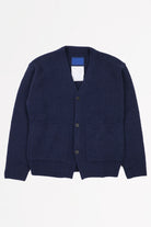 Document - Cashmere Blend V-Cardigan - Ocean - Canoe Club