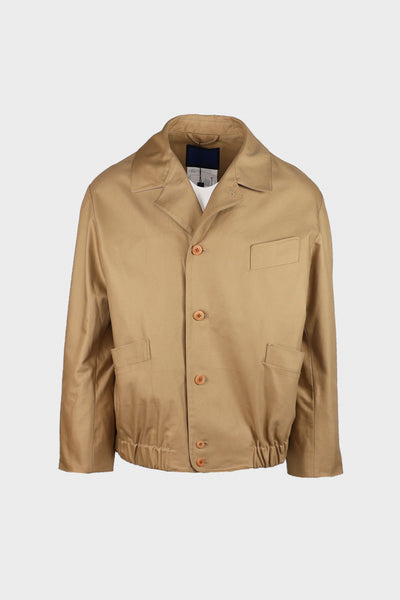 Document Cotton Classic Blouson | Beige | Canoe Club