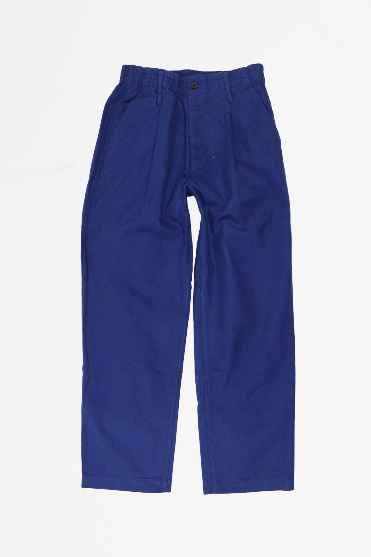 Document - Cotton Flannel Easy Pants - Blue - Canoe Club