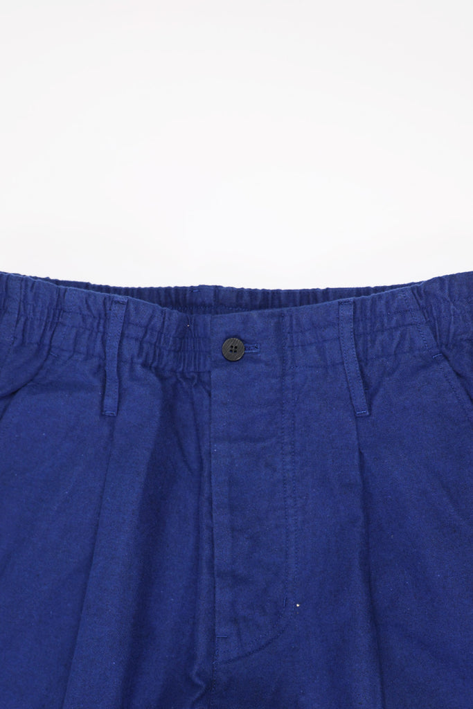 Document - Cotton Flannel Easy Pants - Blue - Canoe Club