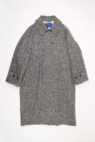 Document - Donegal Tweed Inverted Pleats Balmacaan - Beige - Canoe Club