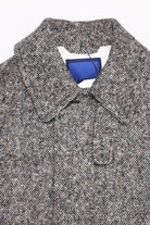 Document - Donegal Tweed Inverted Pleats Balmacaan - Beige - Canoe Club