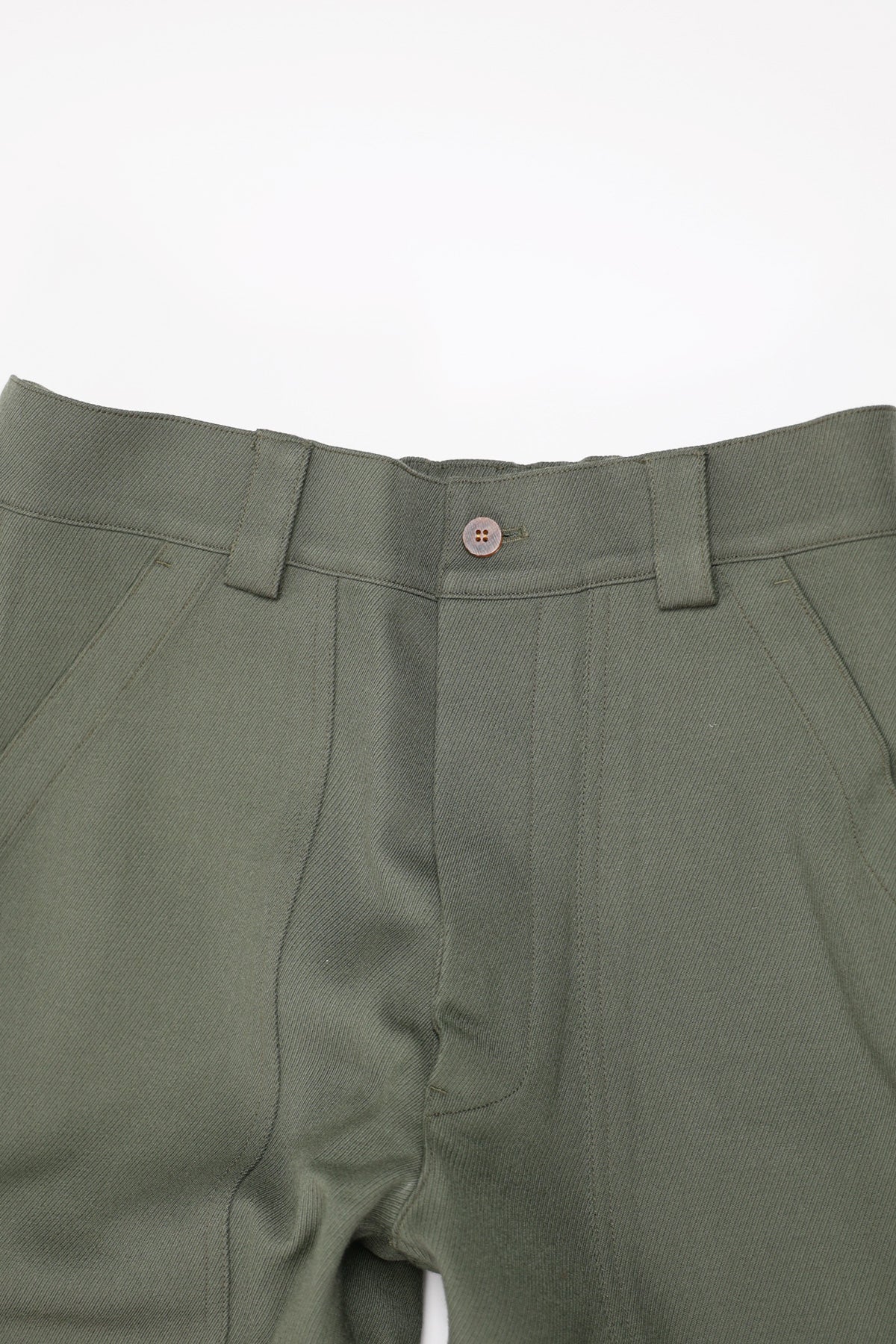 Document - English Cavalry Twill Layer Trousers - Khaki - Canoe Club