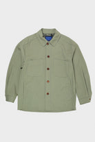 Document - Fox Brothers Wool Shirting Jacket - Khaki - Canoe Club