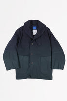 Document - Gradation Denim Padded Pea Coat - Indigo - Canoe Club