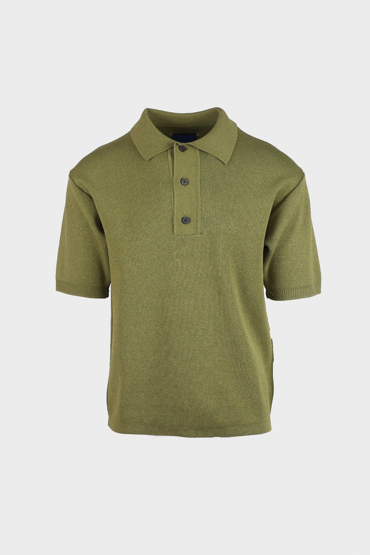 Document - Hanji Polo Sweater - Khaki - Canoe Club